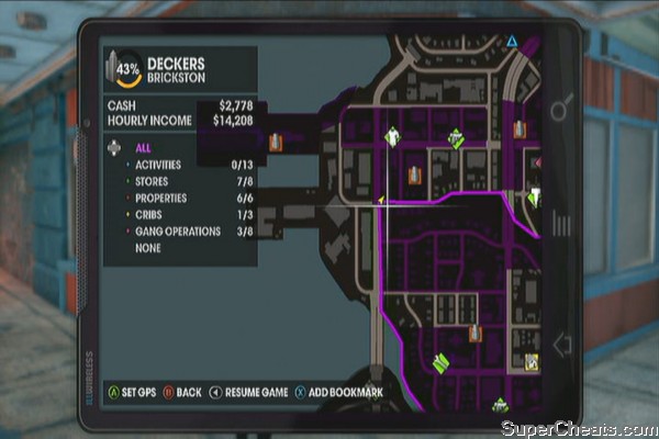 SAINTS ROW THE THIRD SUPER POWERS CHEATS