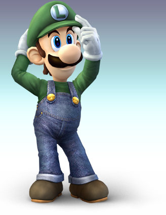 Super Mario Coloring on Luigi   Super Smash Bros Brawl Character Guide