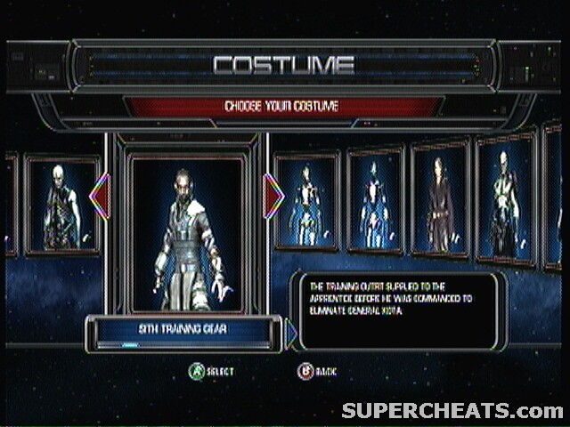 Costumes Star Wars The Force Unleashed Guide And Walkthrough - sith armor roblox